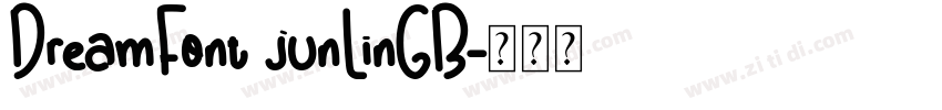 DreamFont junLinGB字体转换
